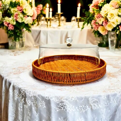 mbajtese ushqimesh me thurrje cake box 34 cm