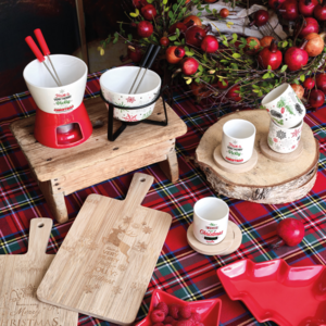 set cokollate me pirunj dhe mbajtese natale