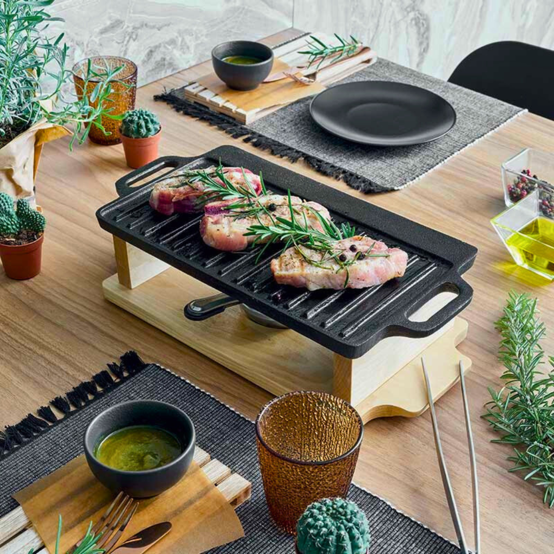 zgare me bazament fusion taste grill 33x20 cm