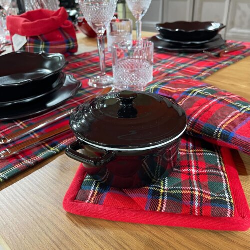 kapese tenxhere tartan dublino 18x18  cm