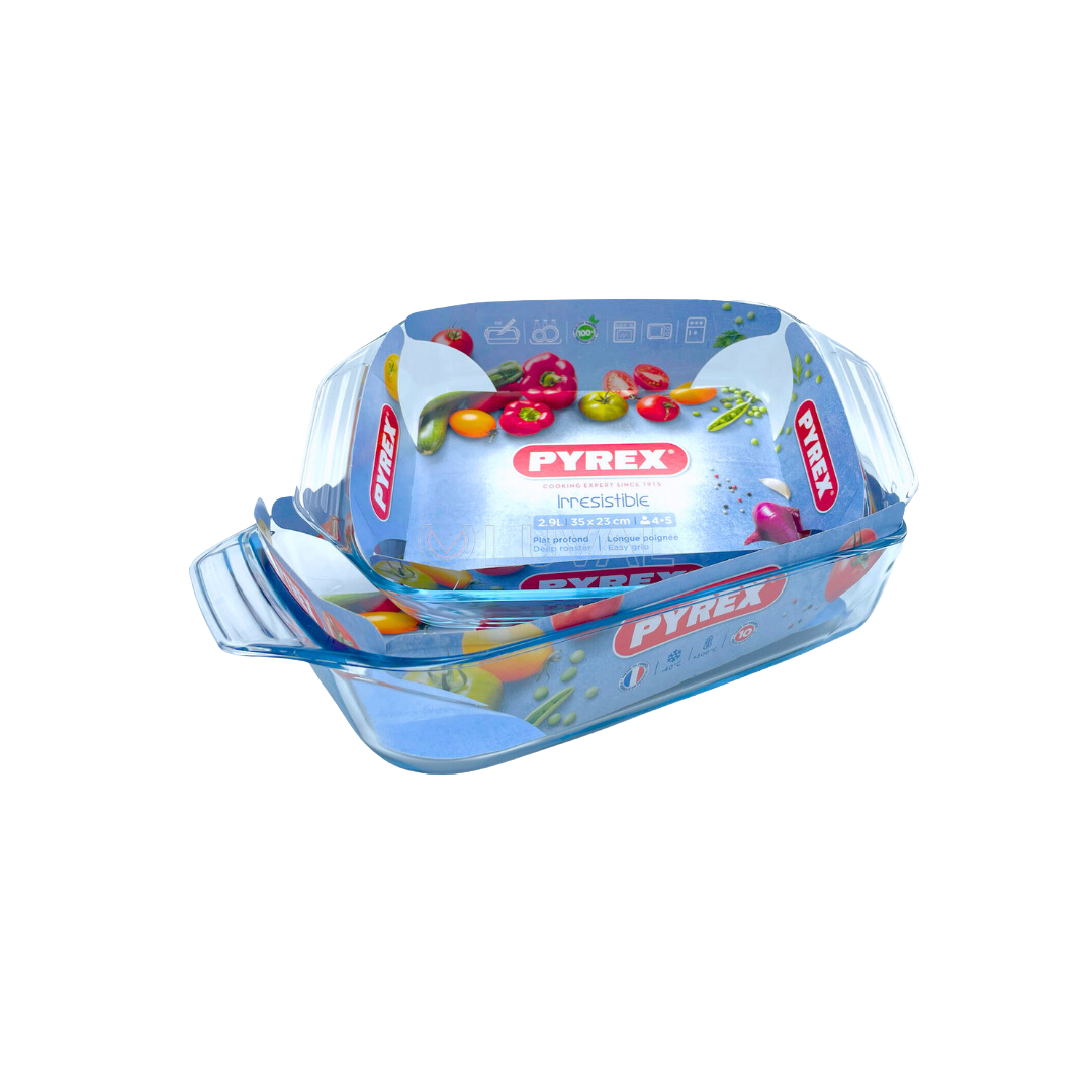 tava qelqi pyrex 35x23 - 39x25 cm