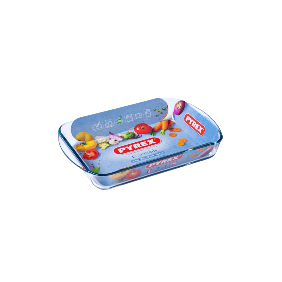 tave qelqi pyrex 35x23 cm