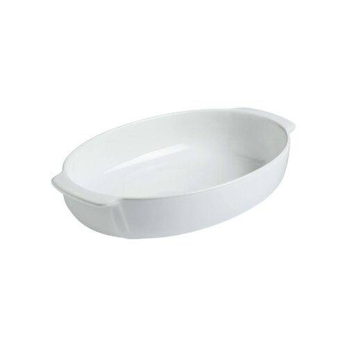 tave qeramike white pyrex 35x23 cm