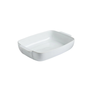 tave qeramike white pyrex 30x22 cm