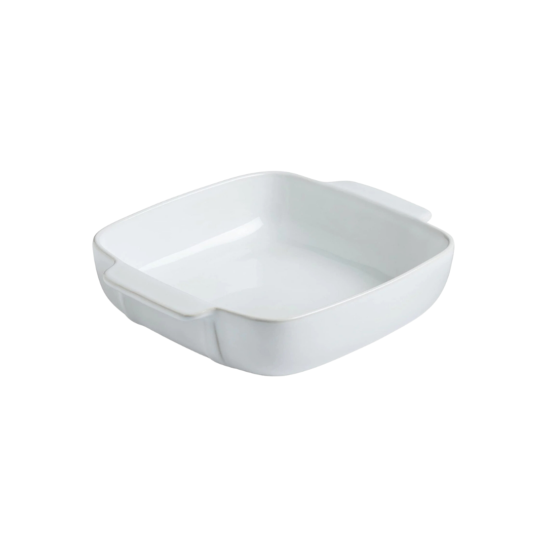 tave qeramike white pyrex 24x24 cm