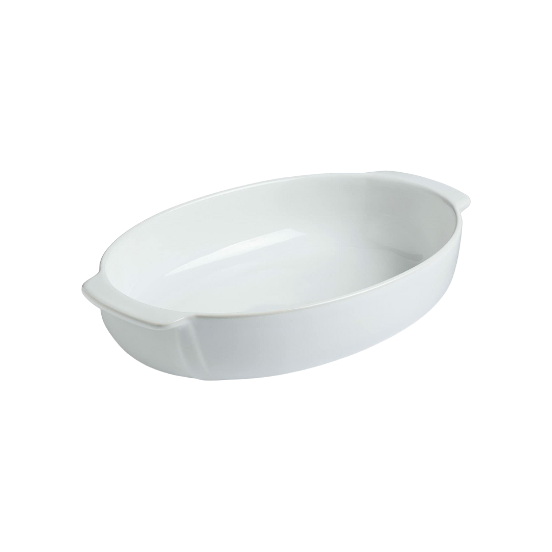 tave qeramike white pyrex 25x18 cm