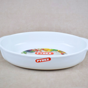 tave qeramike white pyrex 25x18 cm