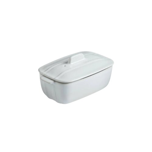 tave qeramike white pyrex 16x10 cm