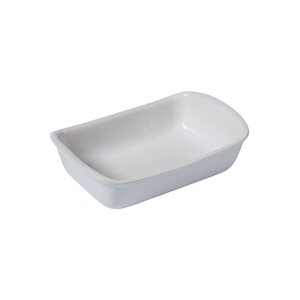 tave qeramike white pyrex 33x23 cm