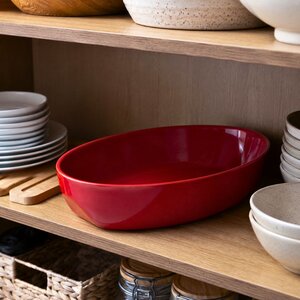 tave qeramike red pyrex 28x18 cm