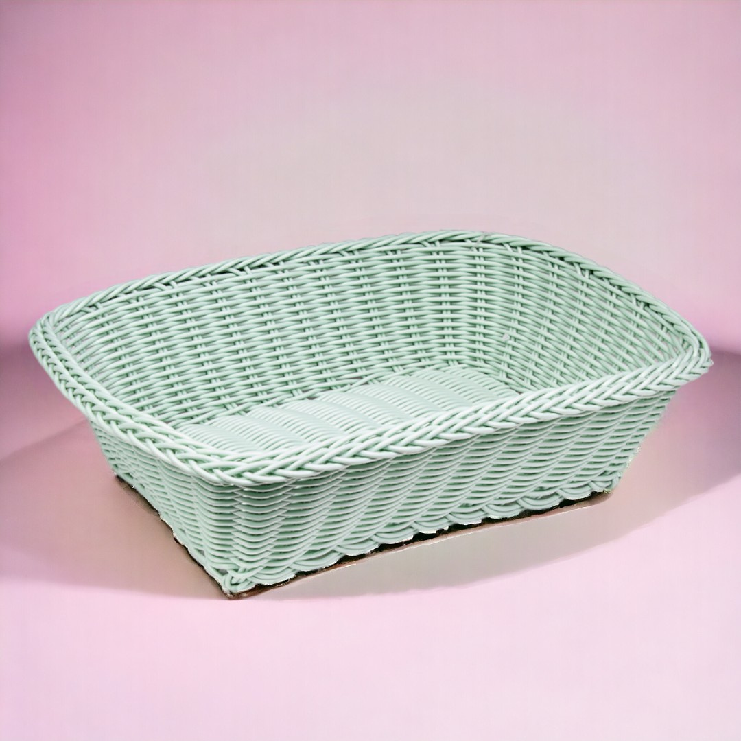 kanister buke cesto verde aqua 30x23 cm