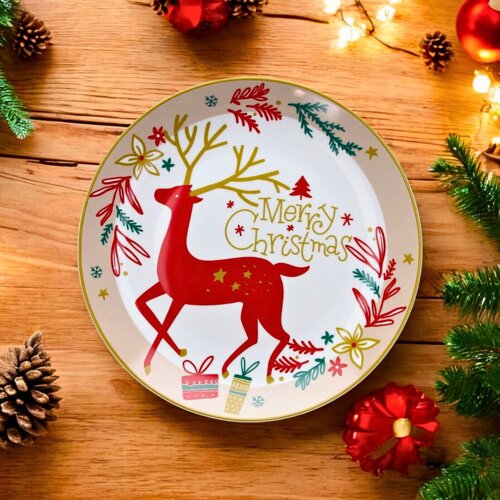 pjate embelsire xmas deer natale 31 cm