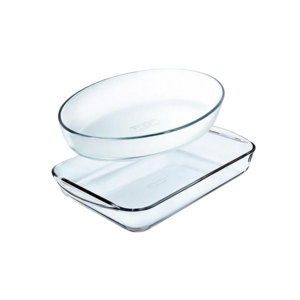 tave qelqi pyrex 40x27-30x21 cm 2 cope