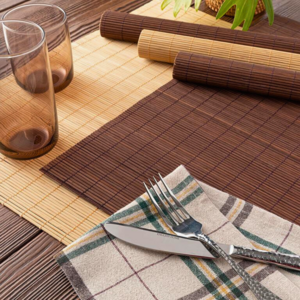 shtroje tavoline bamboo natural 45x30 4 cope