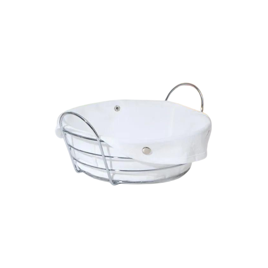 shporte teli me veshje rrethore 24 cm