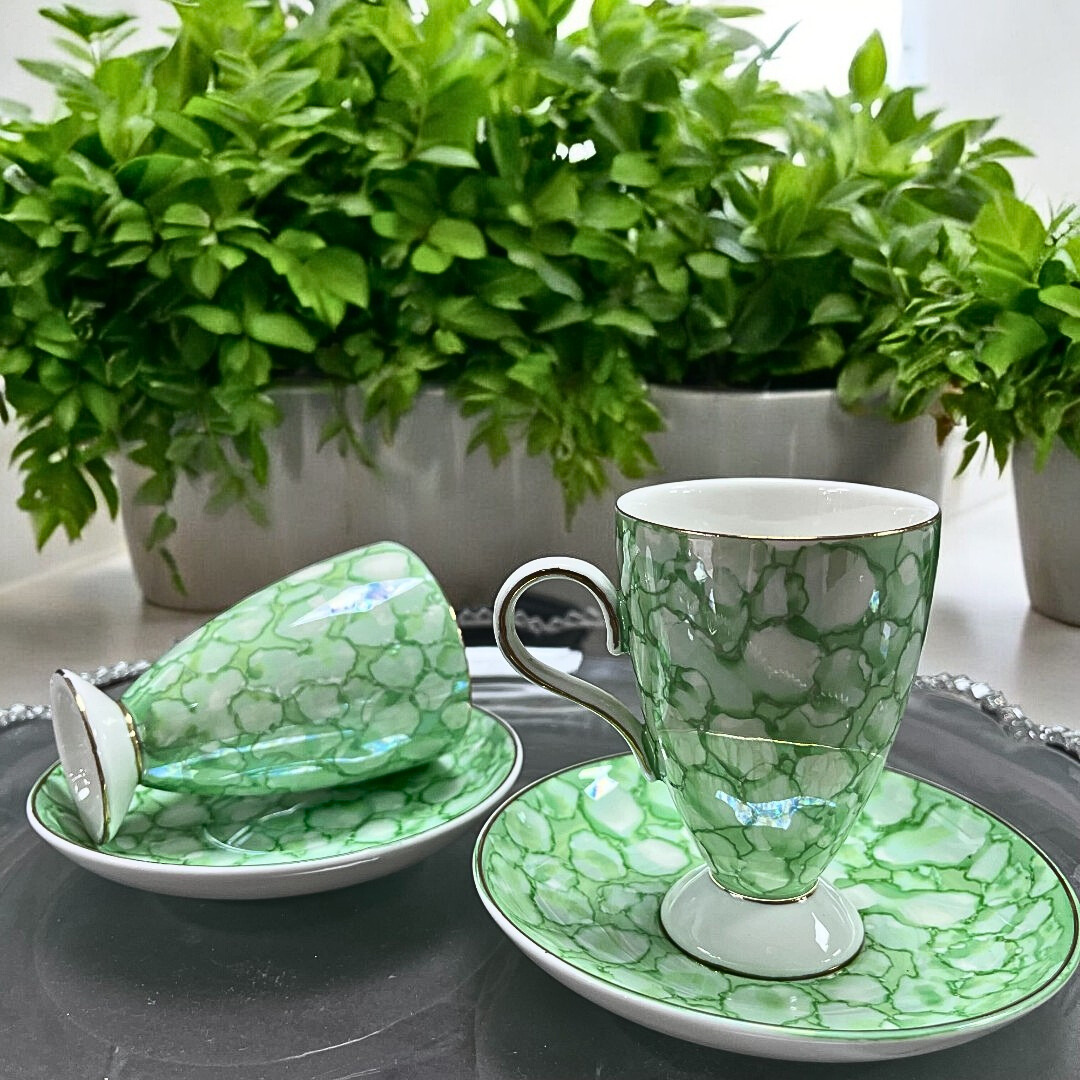 filxhane kafe green marble 6 cope