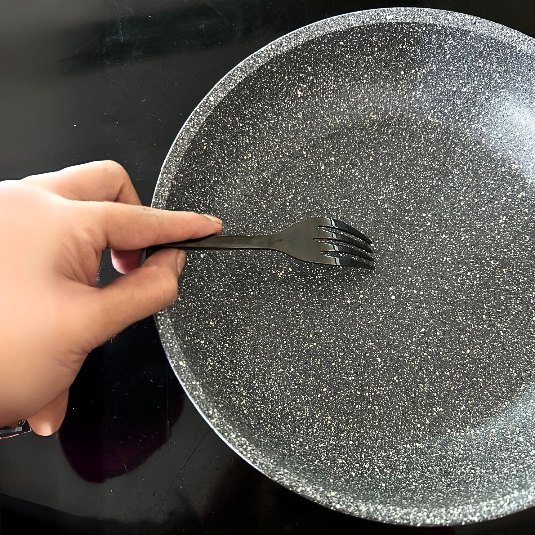 tigan wok me induksion cuore di pietra 28 cm