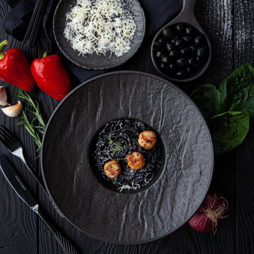 pjate pasta vulcania black 24 cm