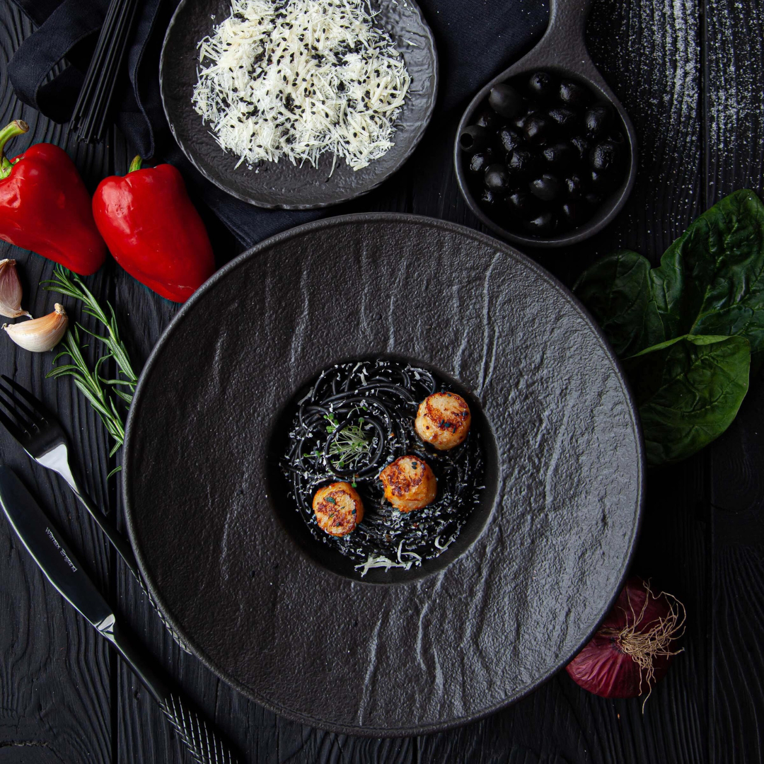 pjate pasta vulcania black 27 cm