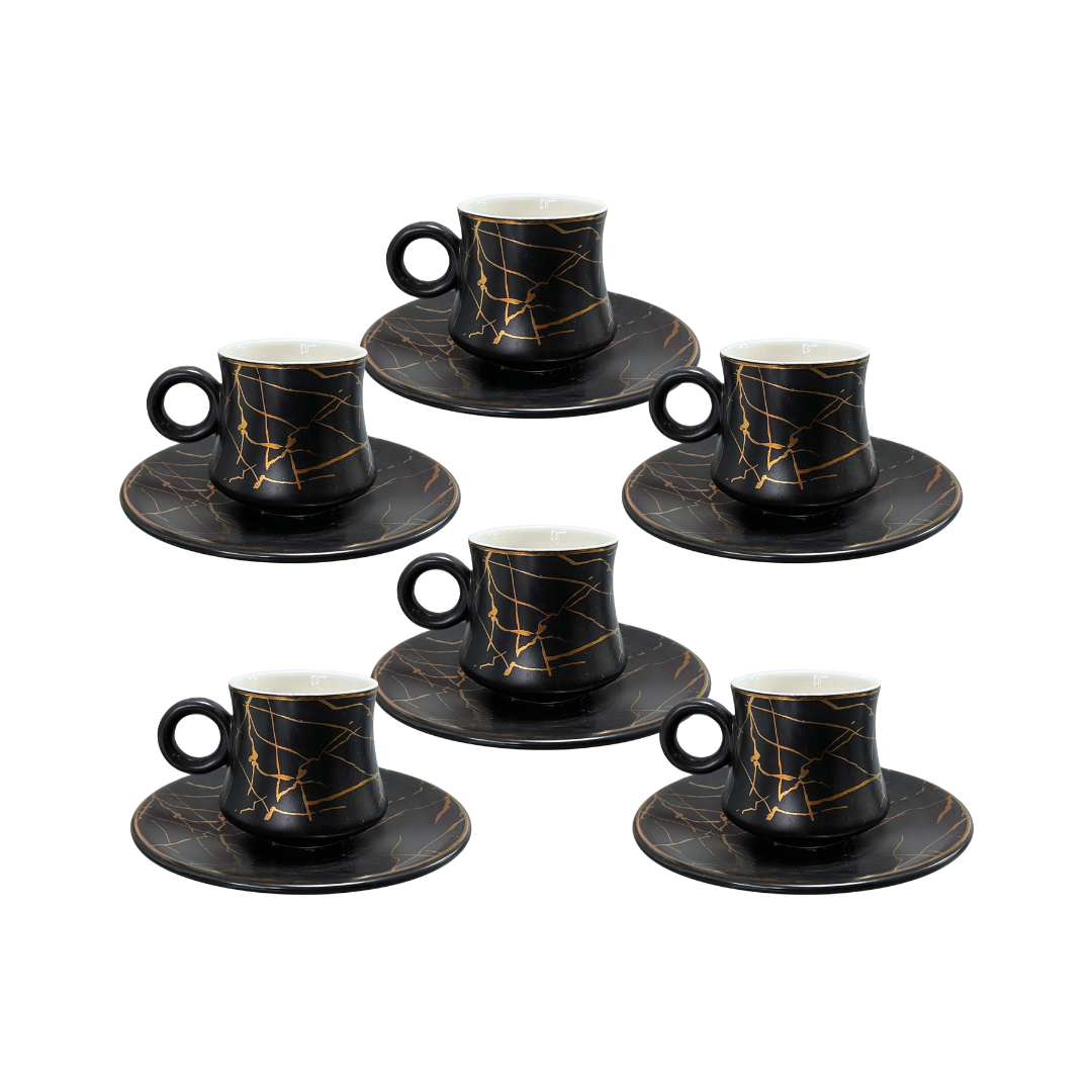 filxhane kafe queen crown black marble 6 cope