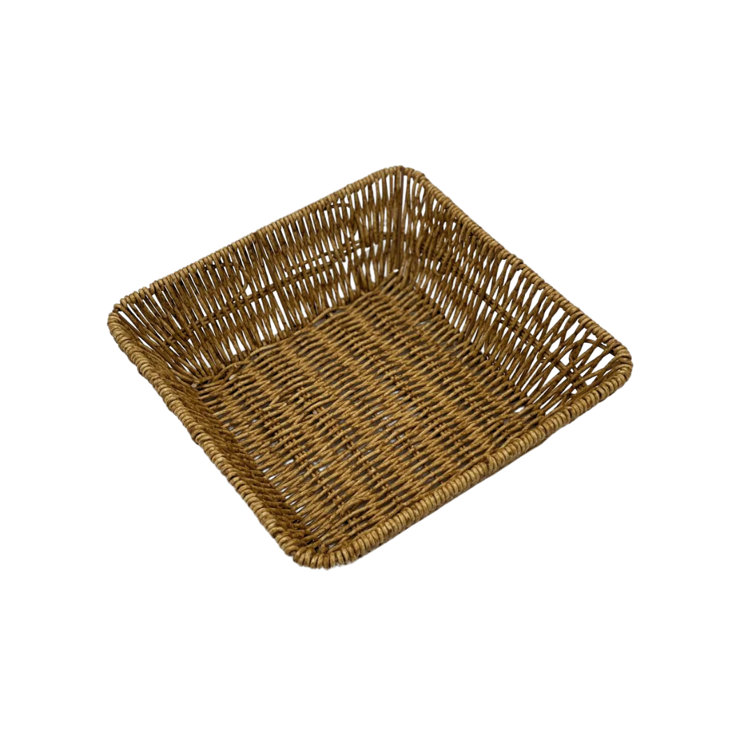 kanister me thurje nesty brown 23x23 cm