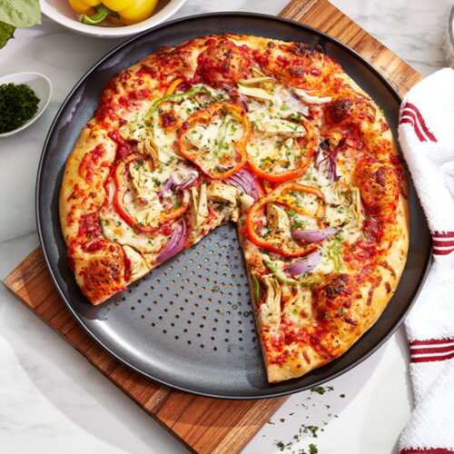 tave alumini me vrima pizza 34 cm