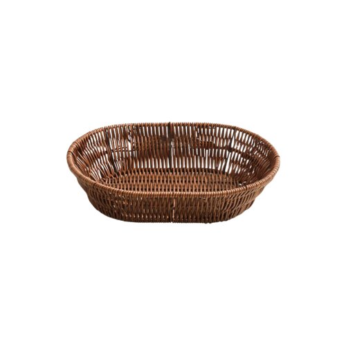 kanister me thurje oval nesty brown 25x20 cm