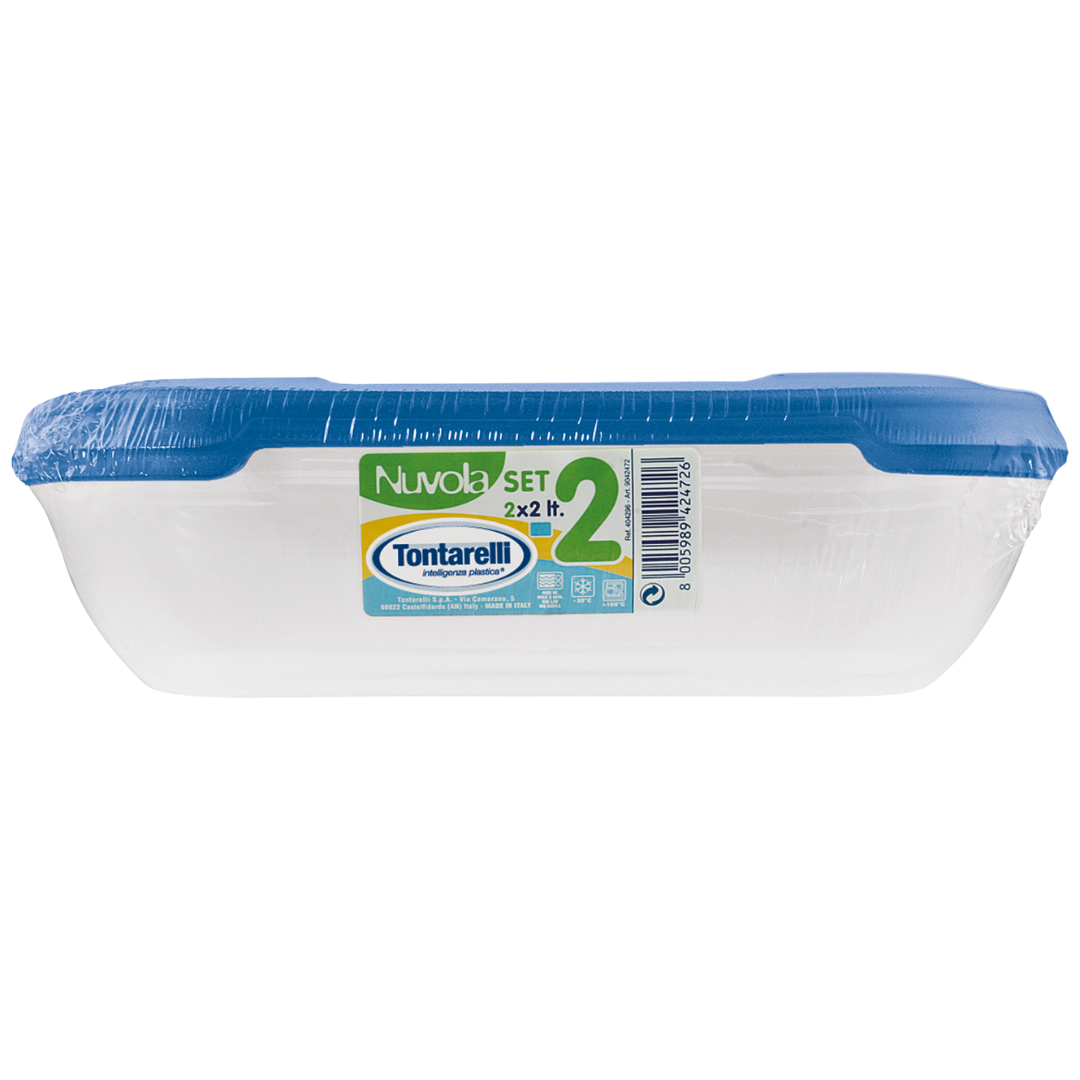 set tasa drejtkendore nuvola ocean 2,0 lt 2 cope