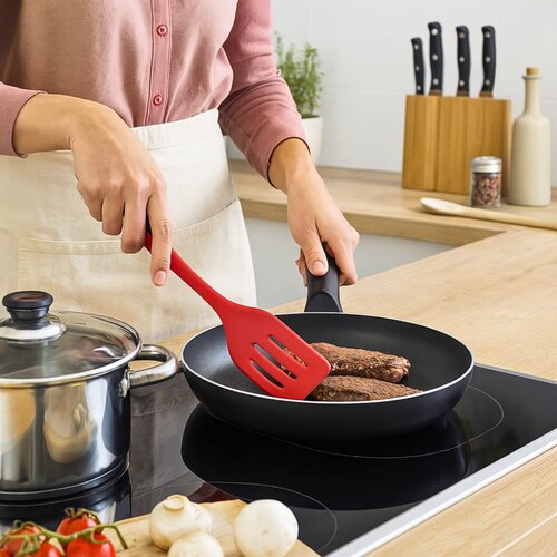 spatul silikon me vija red mestoli