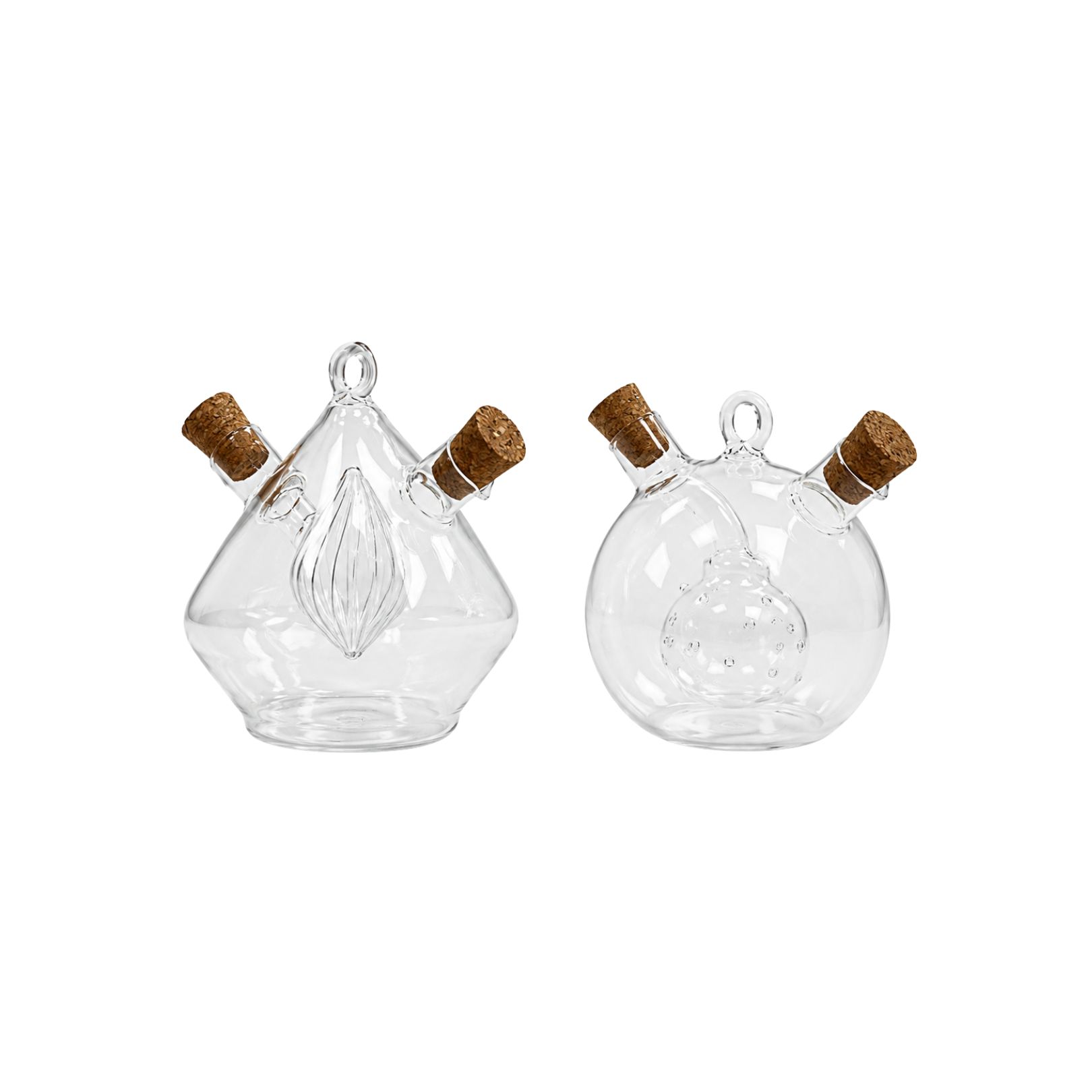 mbajtese vaji dhe uthulle cruet ballon 13 cm