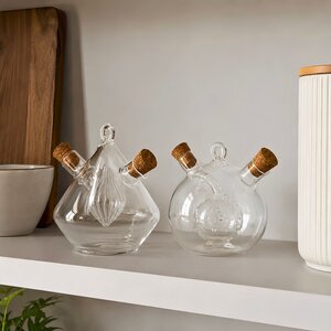 mbajtese vaji dhe uthulle cruet ballon 13 cm