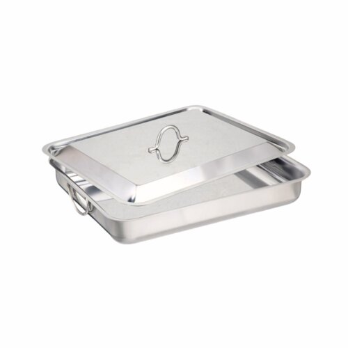 tave inoksi me kapak maxiforno 40x32 cm