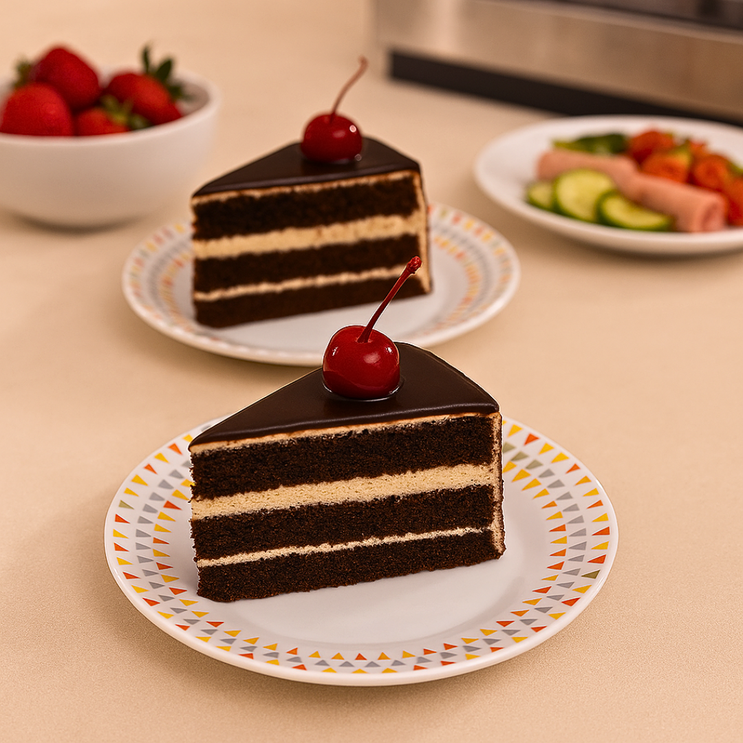 pjate dessert trigone 19 cm 6 cope