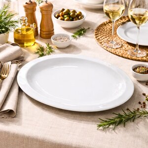 pjatance porcelani ovale 35 cm