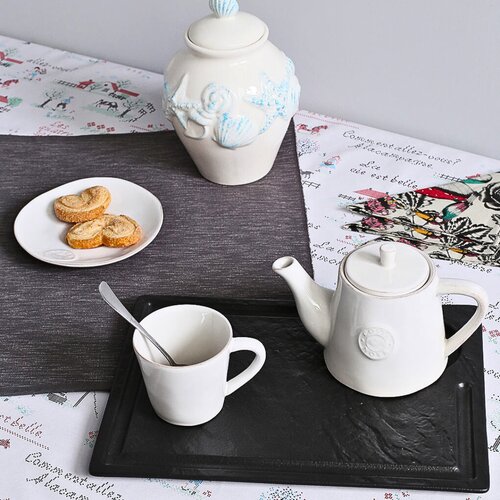 pjate antipaste vulcania black 33x24 cm