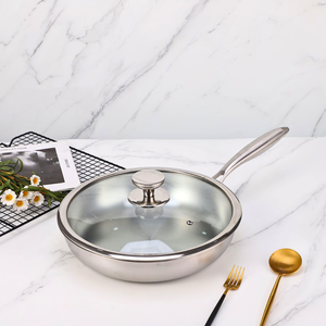 tigan inoksi me kapak craft 24 cm