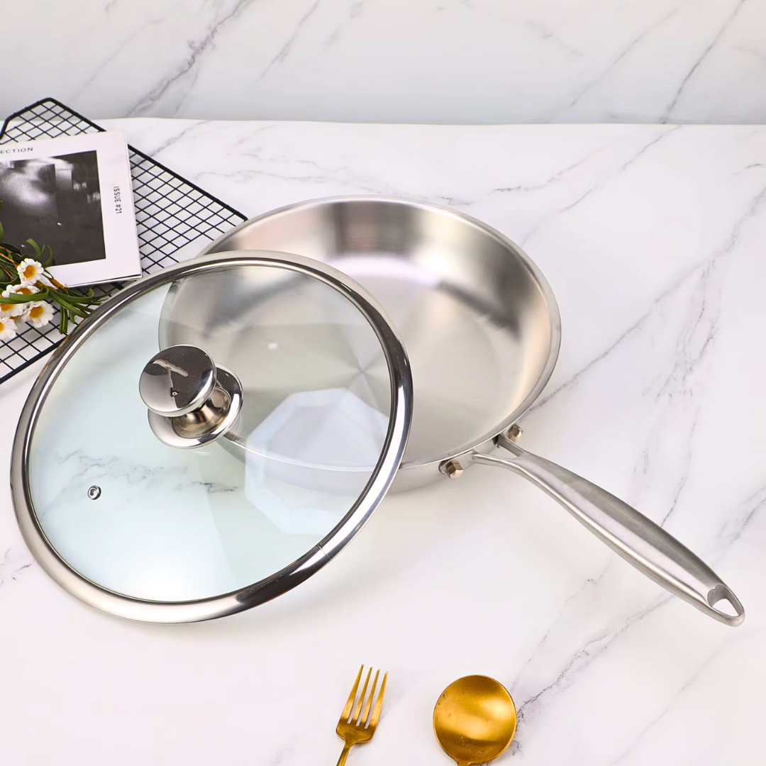 tigan inoksi me kapak craft 26 cm