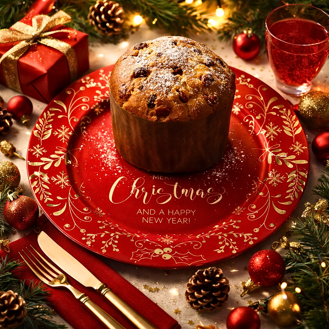 pjate dekorative christmas light red 33 cm