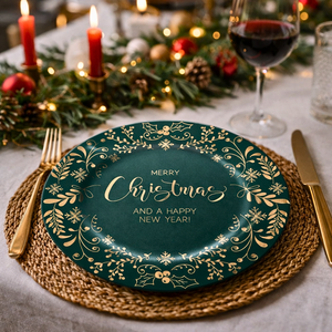 pjate dekorative christmas light green 33 cm