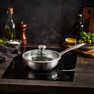 tigan inoksi me kapak craft 22 cm