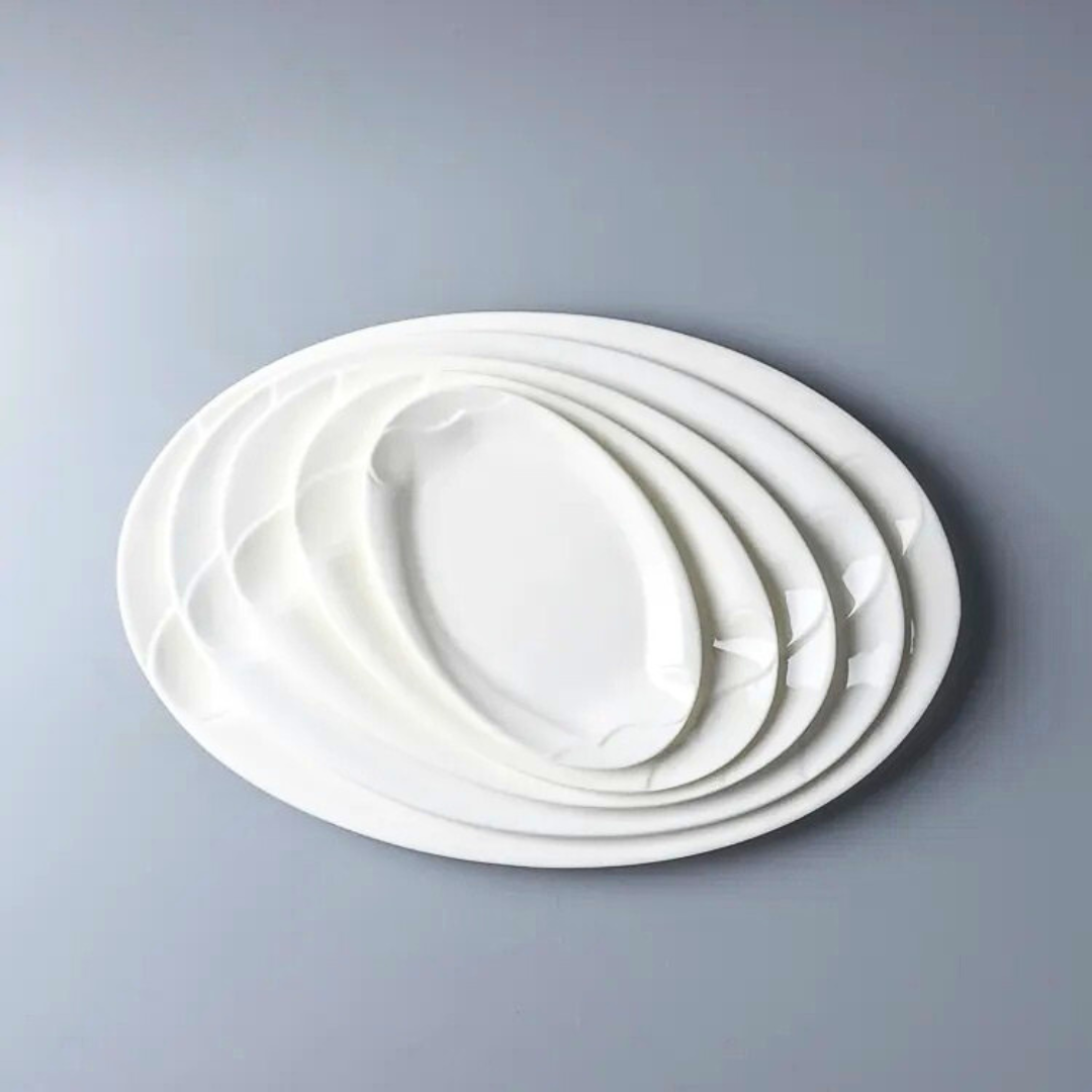 pjatance porcelani ovale 40 cm