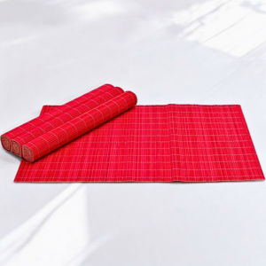 shtroje tavoline bamboo rosso 45x30 4 cope