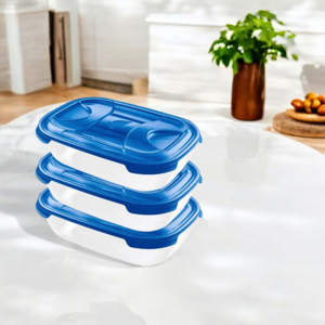 set tasa drejtkendore nuvola blue 1,15 lt 3 cope