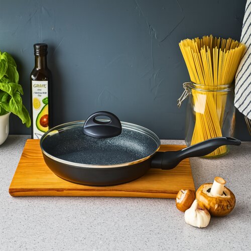 tigan me induksion granitica 26 cm