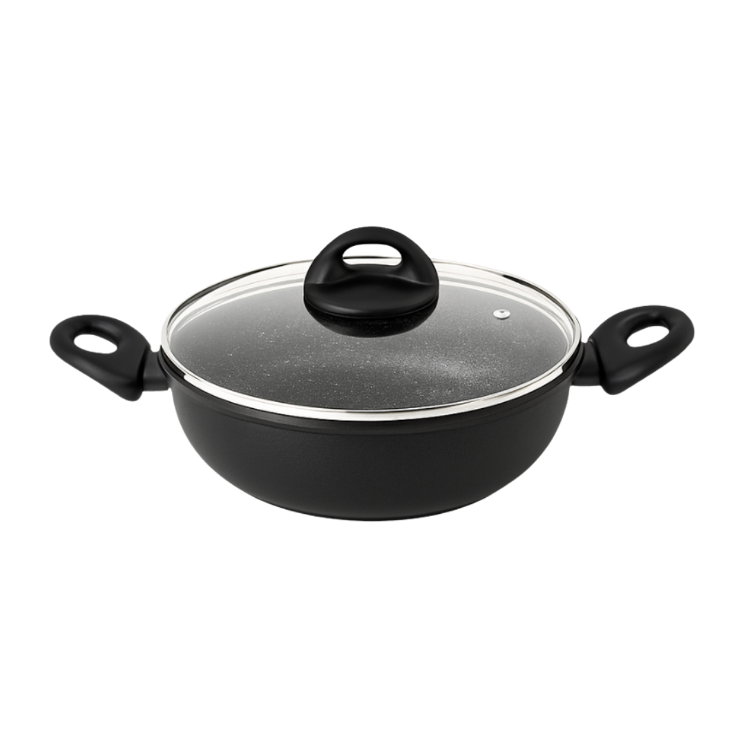 tenxhere e ceket me induksion granitica 28 cm