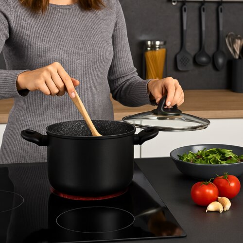tenxhere e thelle me induksion granitica 22 cm
