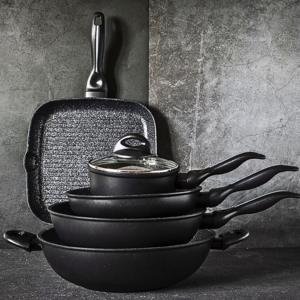 tigan me induksion granitica 32 cm