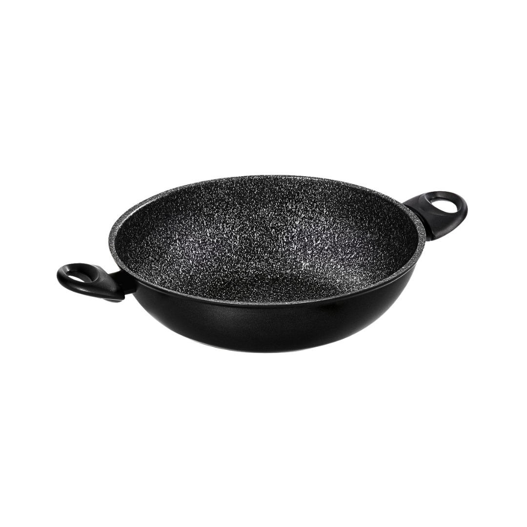 tigan me dy doreza me induksion granitica 32 cm