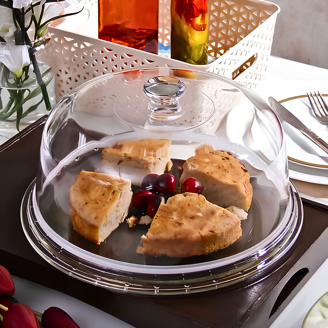 kapak qelqi per ushqime dome 28 cm