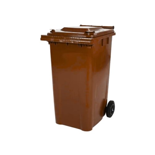 kosh mbeturinash me rrota brown max 120 lt